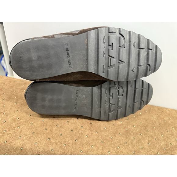 Men's Emporio Armani Suede Shoes/sneakers XEU643 XAF67 EU‎ Size 43 - Picture 7 of 9